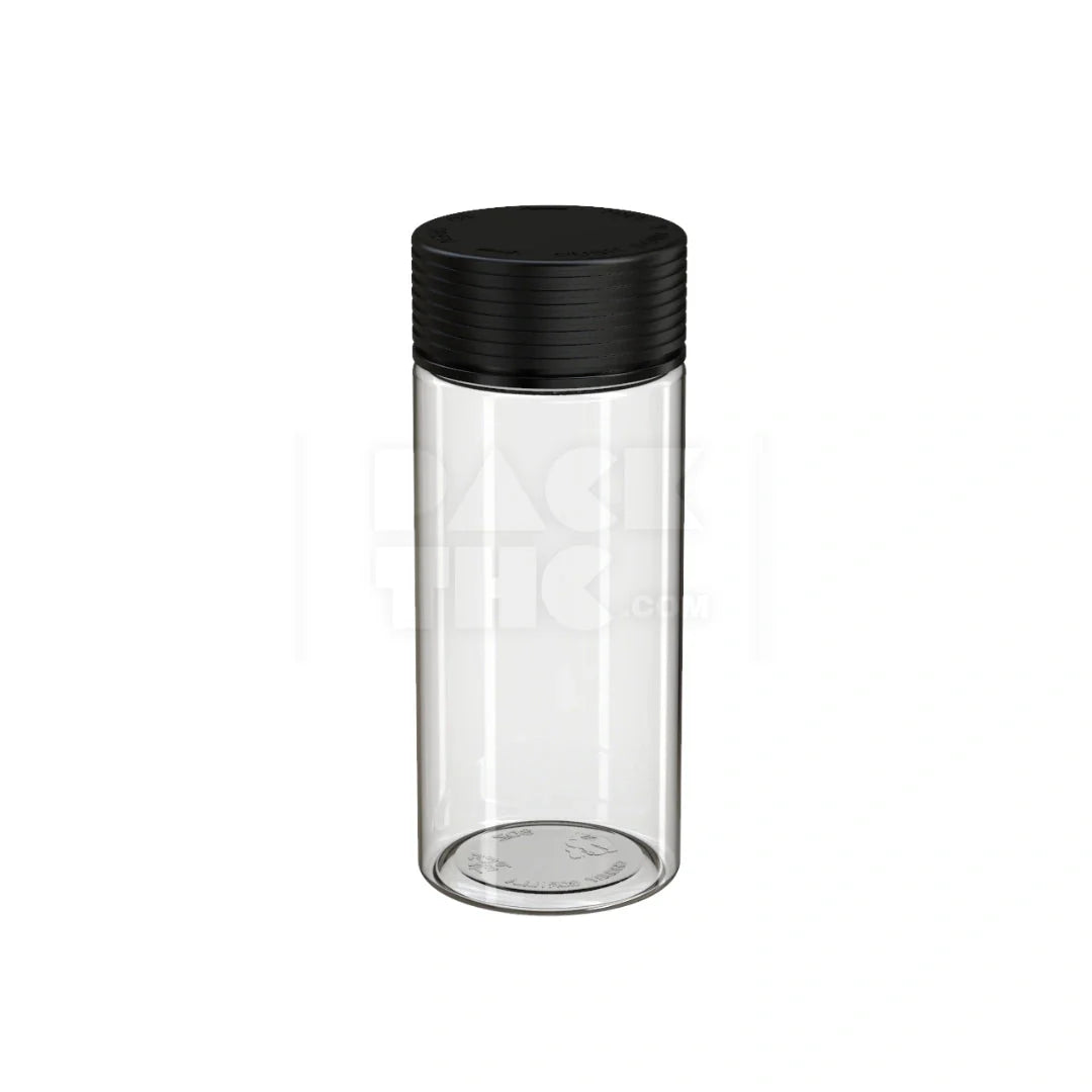 8oz 240cc spiral cr container clear natural black cap 200 count