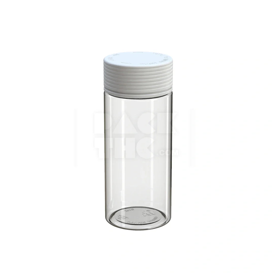 8oz 240cc spiral cr container clear natural white cap 200 count