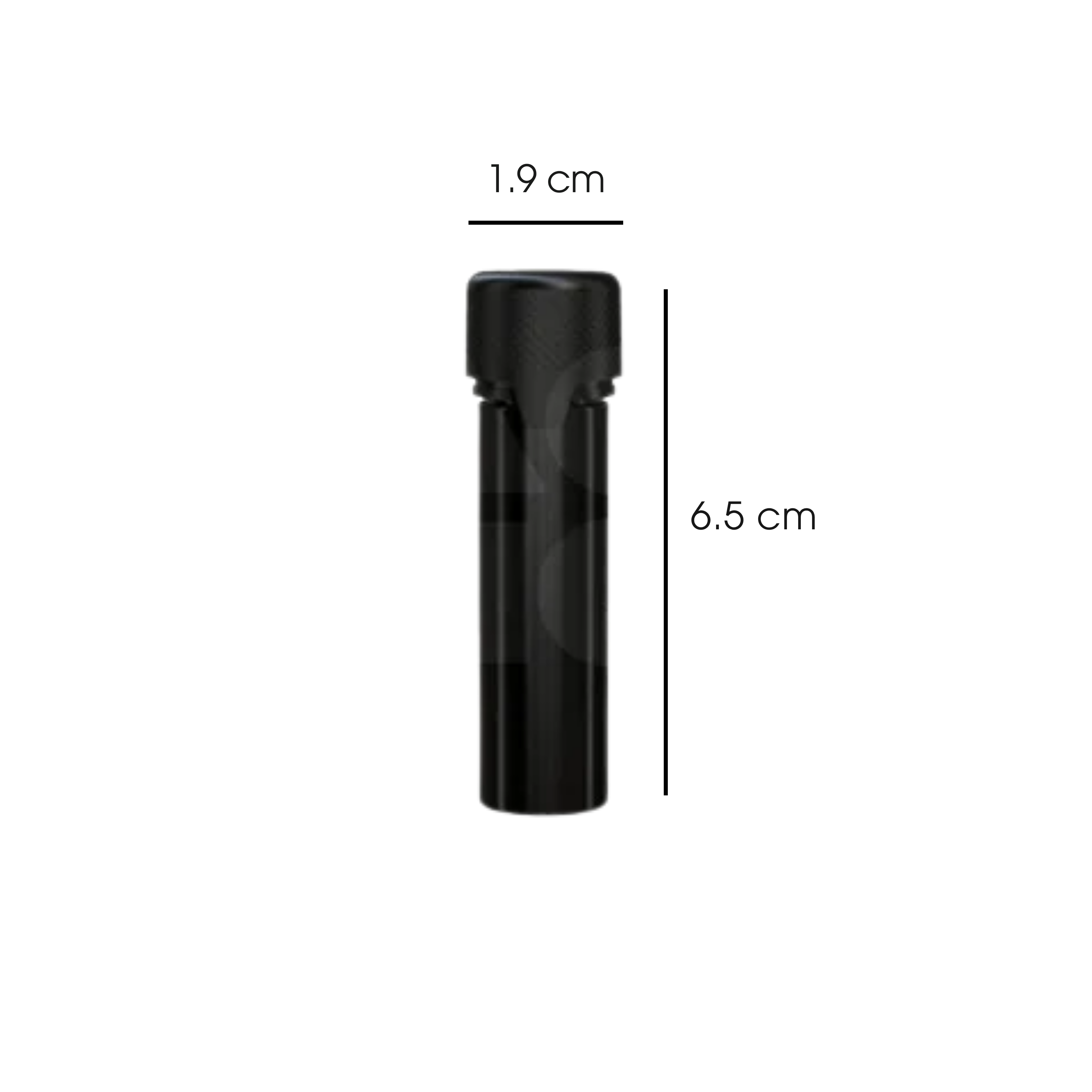 65mm Aviator Tube (Opaque Black Tube) - (500 Count)