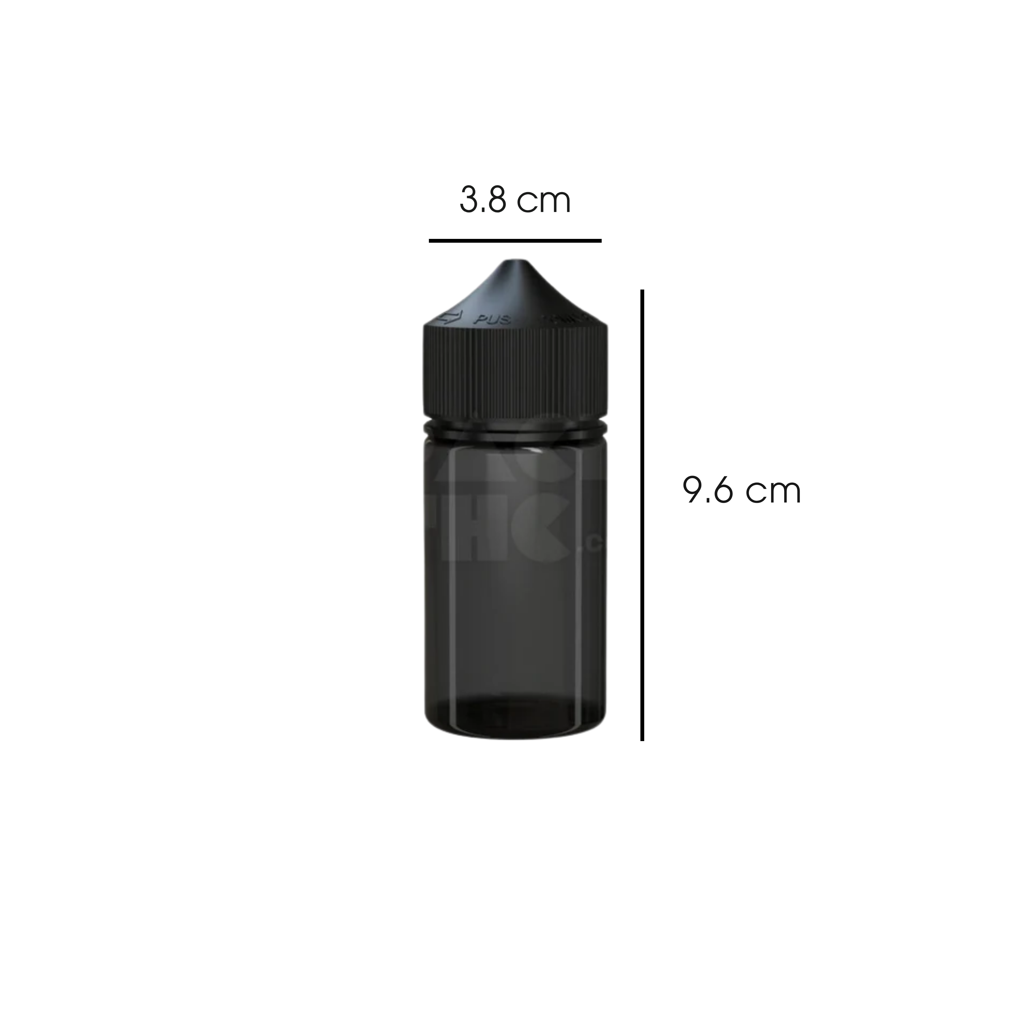 60ml Mini PET Unicorn Bottle - (500 Count)