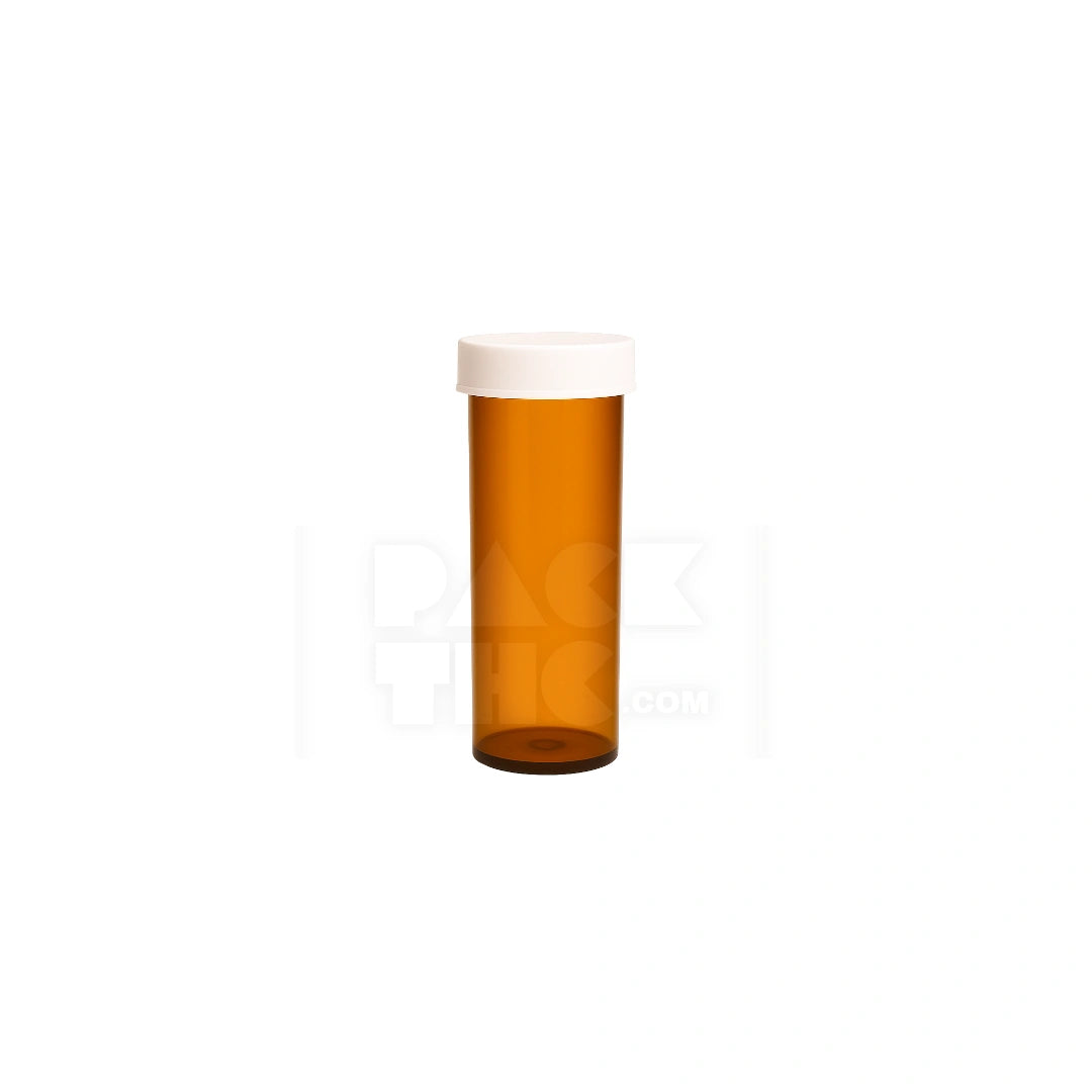 8 dram push turn cr bottles amber