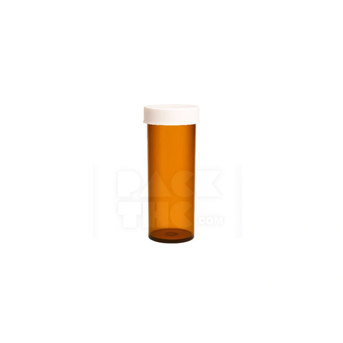 8 dram push turn cr bottles amber