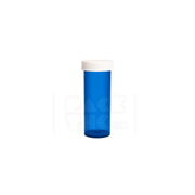 8 dram push turn cr bottles blue