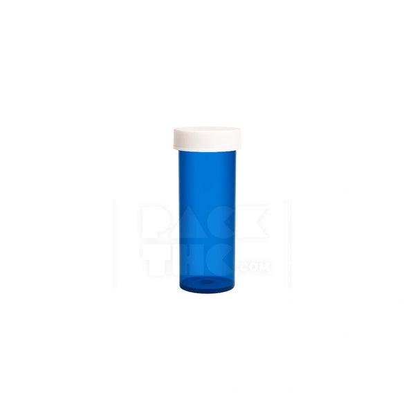 8 DRAM PUSH & TURN CR BOTTLES - BLUE