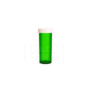 8 dram push turn cr bottles green