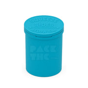 90 dram pop top vial aqua blue