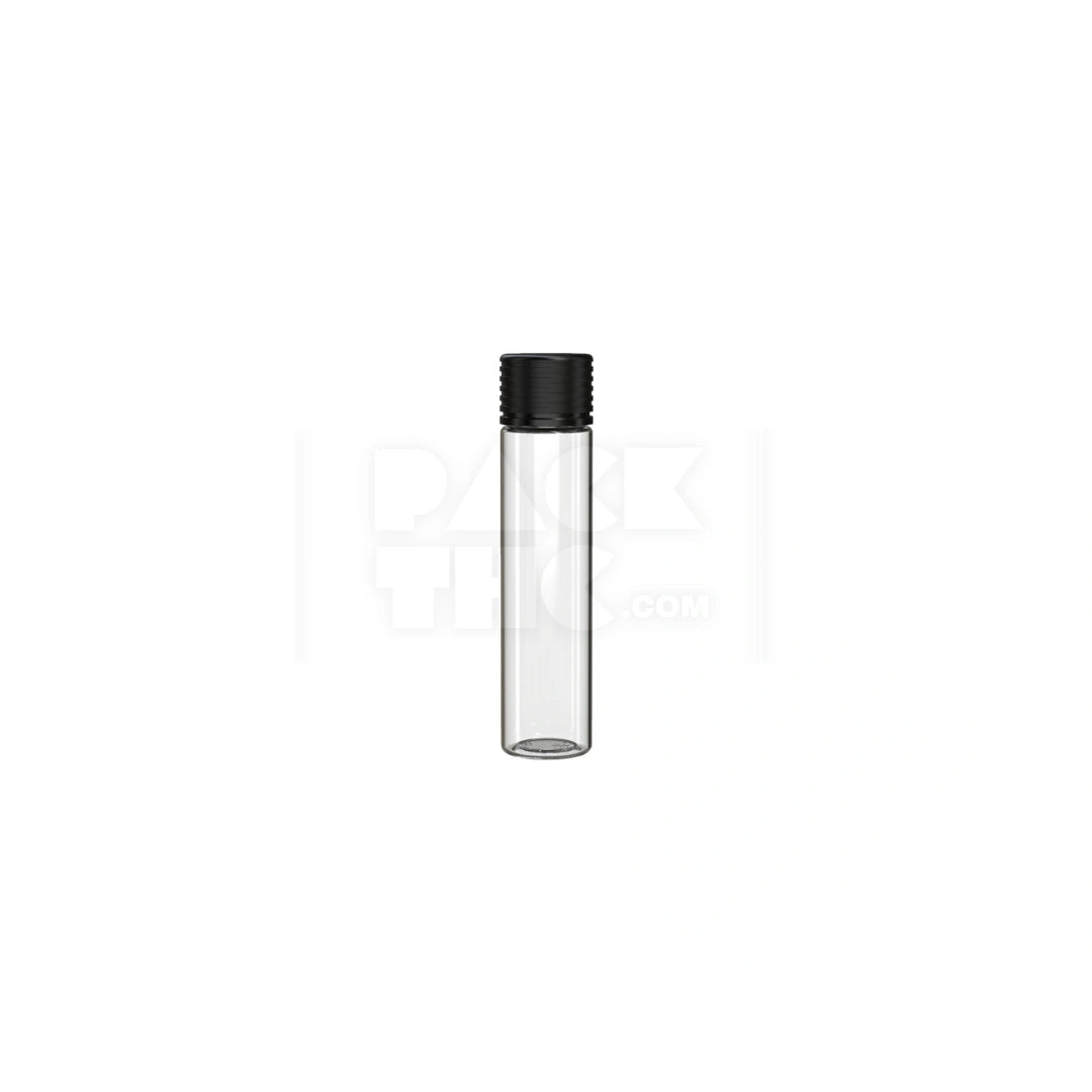 95mm spiral cr tube clear natural black cap 300 count