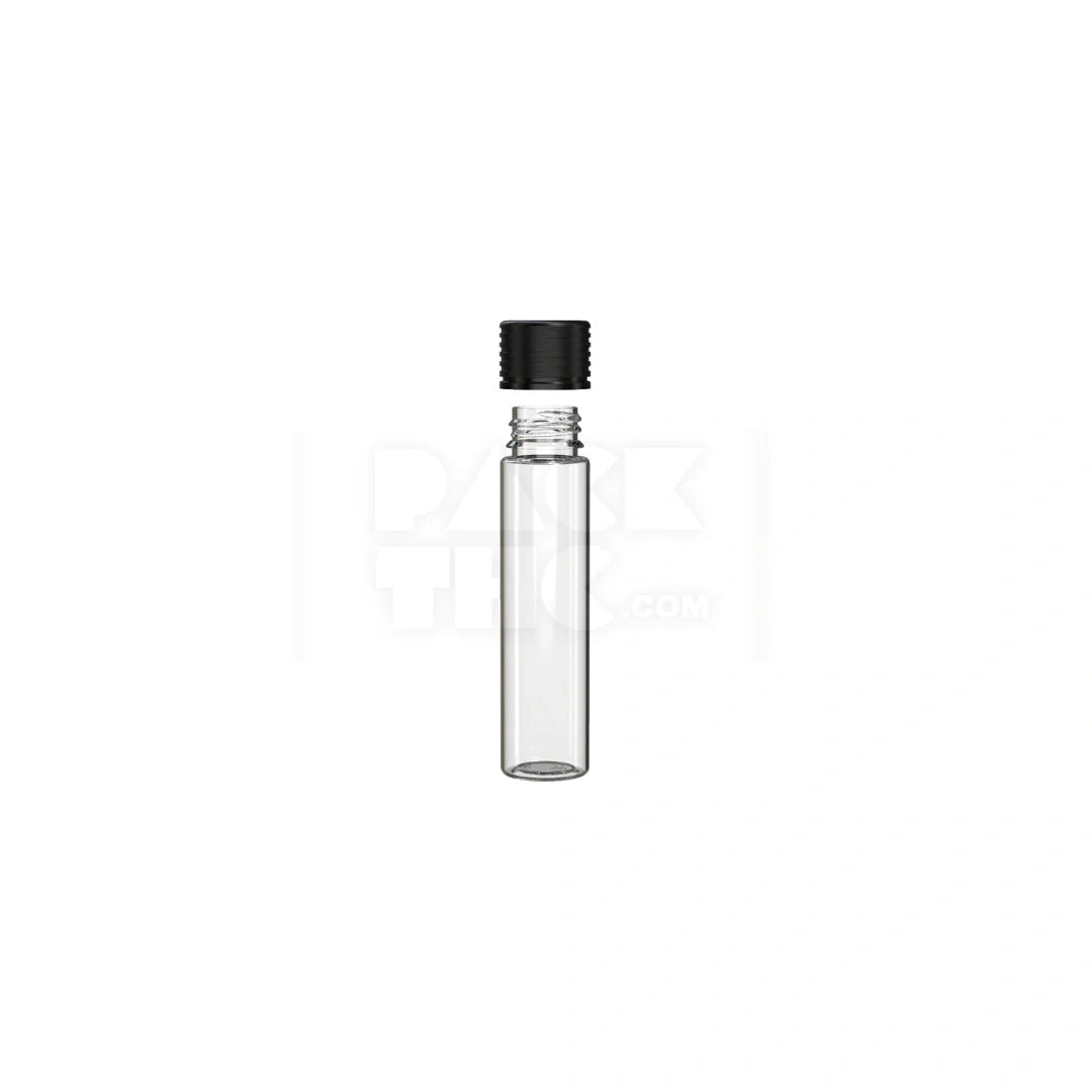 95mm spiral cr tube clear natural black cap 300 count