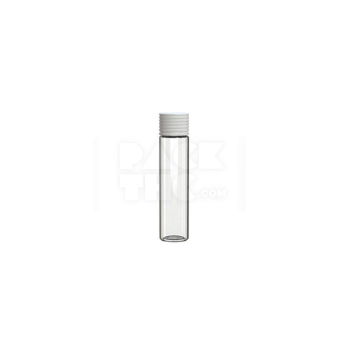 95mm spiral cr tube clear natural white cap 300 count