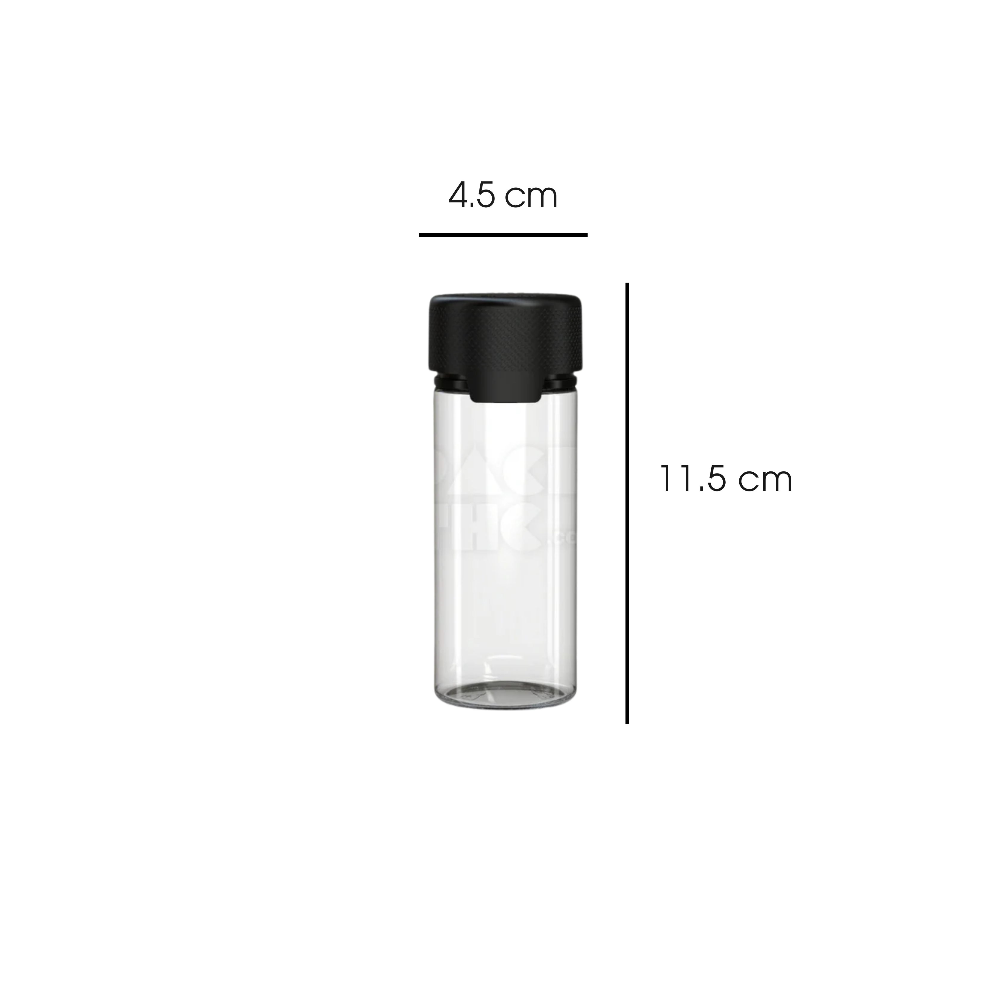 120ml Aviator Bottle Black Lid - (400 count)