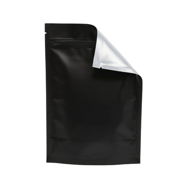 14 Grams Black Mylar Bags Fresh-Lock Pouch - 1/2 oz - Smell Proof Bag (100 Count)