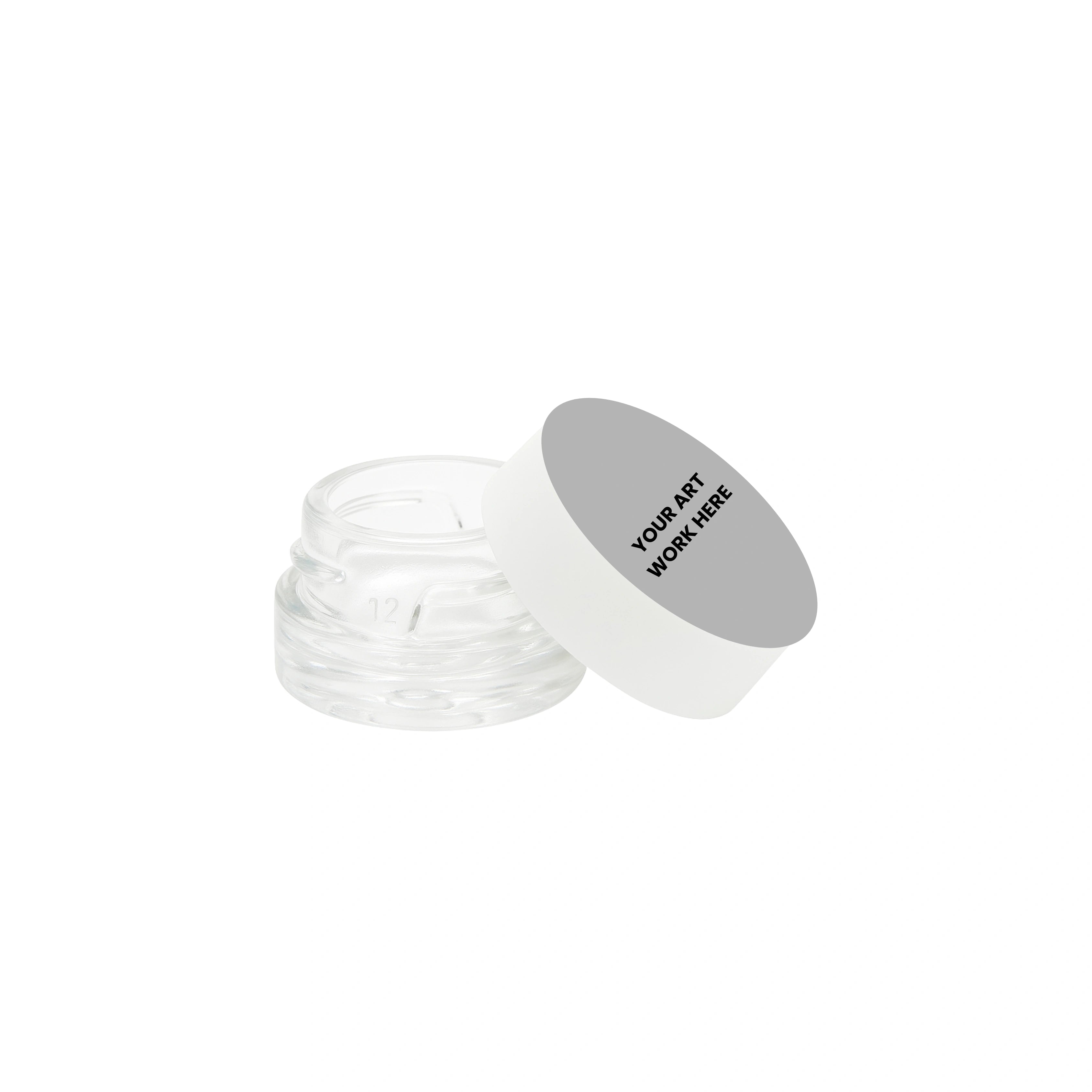 Packthc Custom Printed Stickers - 1.125" Circle For 5ml Jar Lid Or Bottom