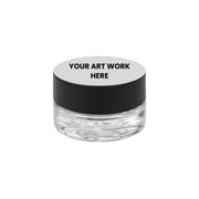Packthc Custom Printed Stickers - 1" X 1" Square For 5ml Square Jar Lid Or Bottom - all colors