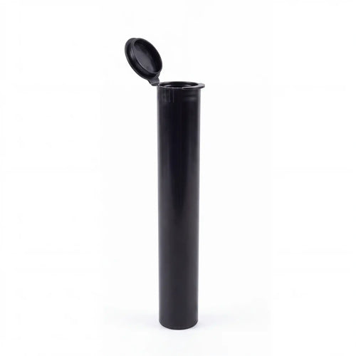 116mm CR Pre-Roll Pop-Top Tube - Black - (1000 Count)