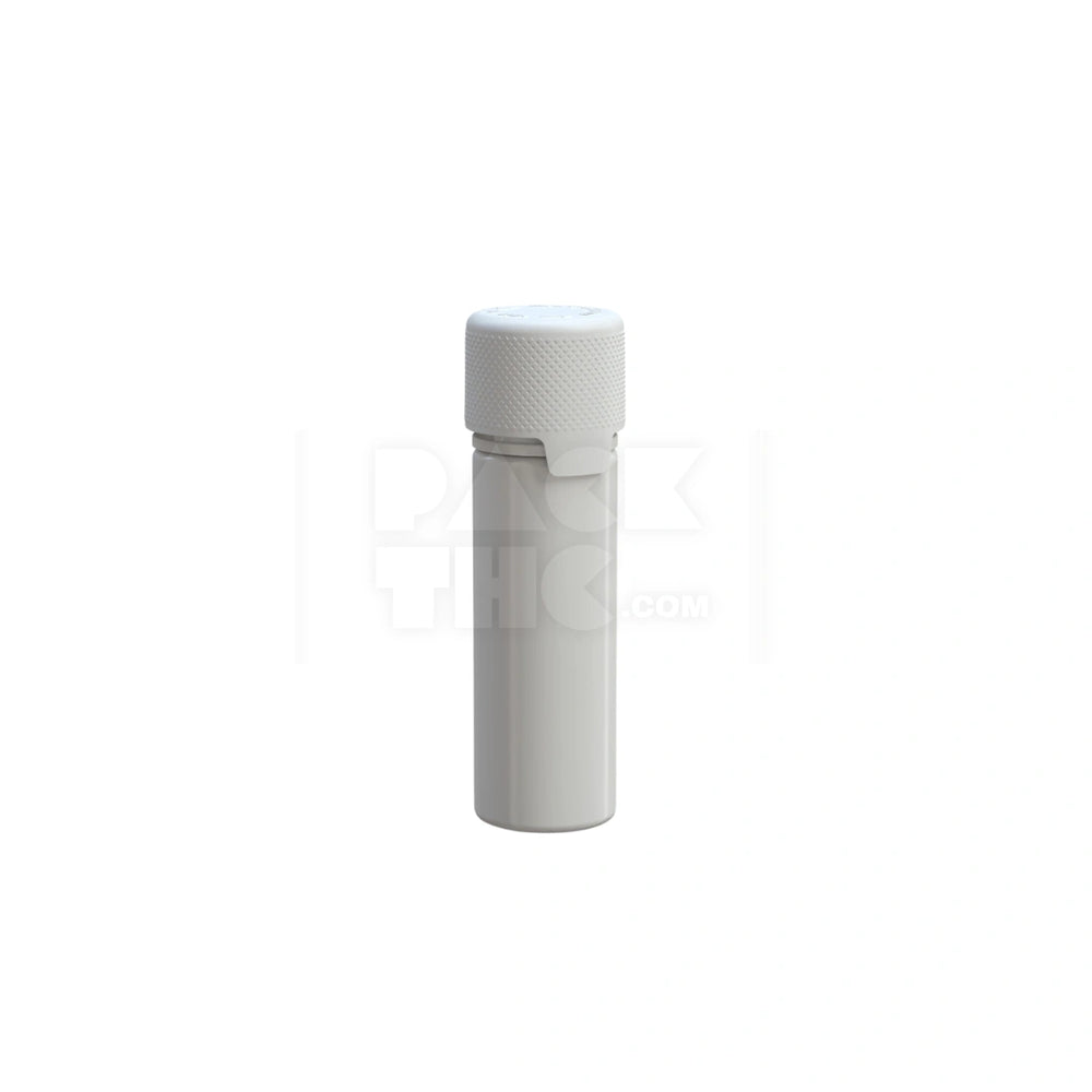 50ML AVIATOR CR BOTTLE WITH FRICTION FIT CLOSURE & TAMPER EVIDENT BREAK-OFF BAND (OPAQUE WHITE BOTTLE WITH OPAQUE WHITE CLOSURE) - (500 count)