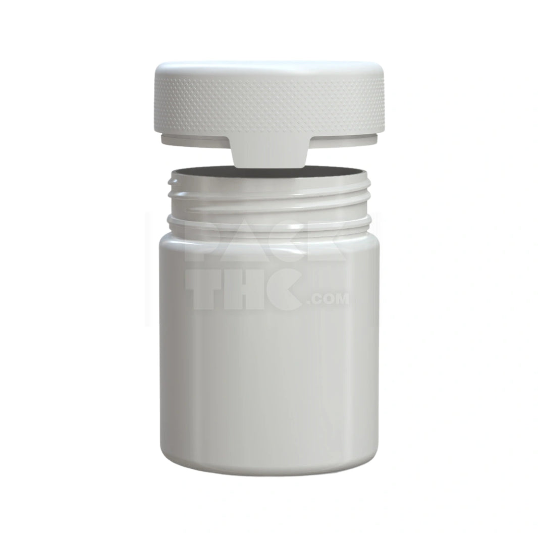 image 18.5OZ (550CC) AVIATOR CR XL CONTAINER WITH INTEGRATED LINER & TAMPER EVIDENT BREAK-OFF BAND (OPAQUE WHITE CONTAINER WITH OPAQUE WHITE CLOSURE) - (60 count)