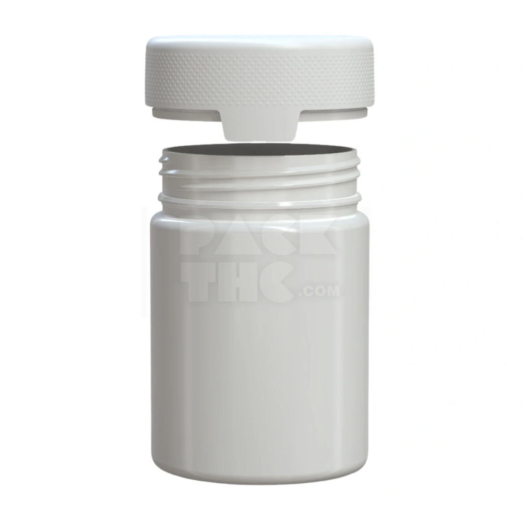image 21.5OZ (625CC) AVIATOR CR XL CONTAINER WITH INTEGRATED LINER & TAMPER EVIDENT BREAK-OFF BAND (OPAQUE WHITE CONTAINER WITH OPAQUE WHITE CLOSURE) - (40 count)