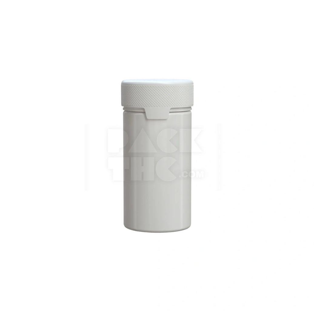 6OZ (180CC) AVIATOR CR CONTAINER WITH INTEGRATED LINER & TAMPER EVIDENT BREAK-OFF BAND (OPAQUE WHITE CONTAINER WITH OPAQUE WHITE CLOSURE) - (300 count)