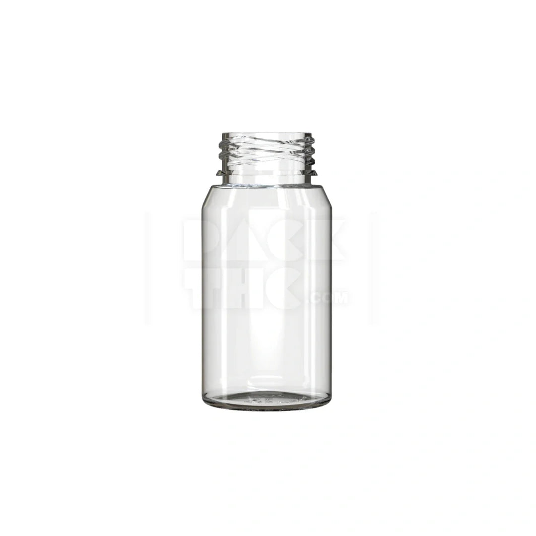 60ml mini aviator cr shot bottle clear natural white cap 500 count