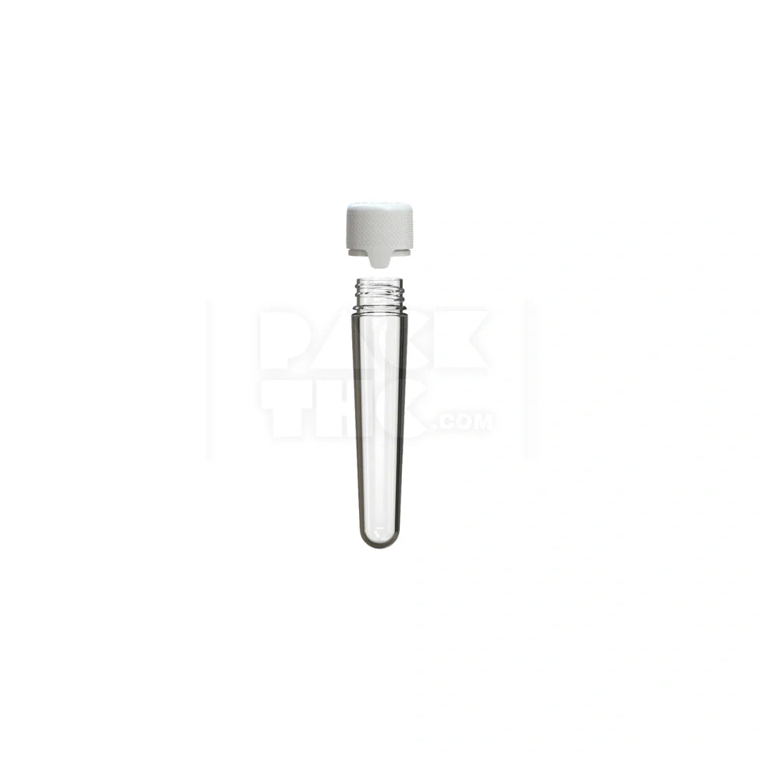 100mm aviator cr tube clear natural white cap 500 count