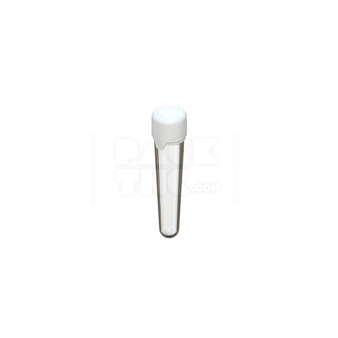 100mm aviator cr tube clear natural white cap 500 count