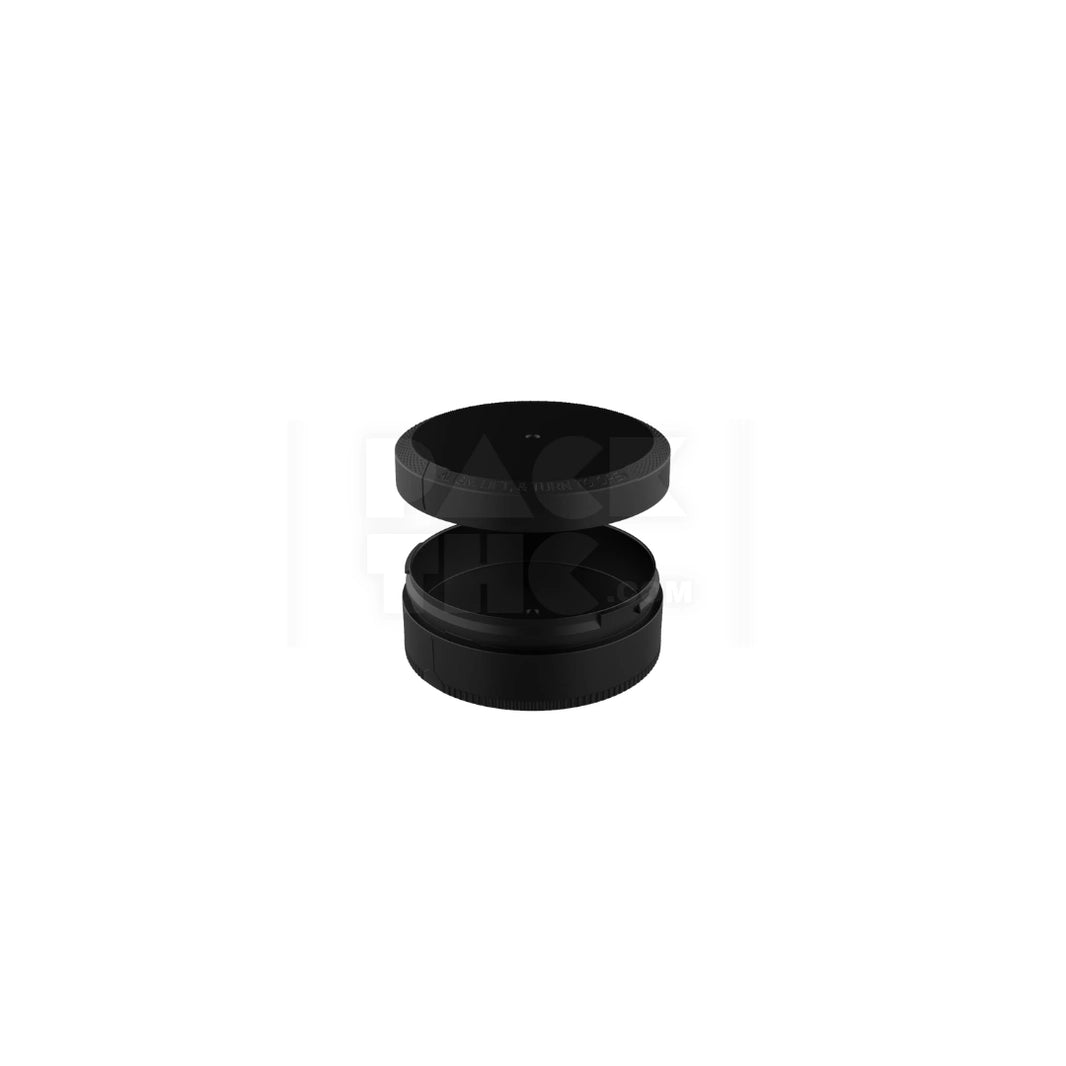 image 40G CHUBBY GORILLA® DUAL COMPARTMENT POUCH CONTAINER WITH CR UPPER CLOSURE (STANDARD MATTE OPAQUE BLACK CONTAINER WITH OPAQUE BLACK CLOSURES) - (600 count)