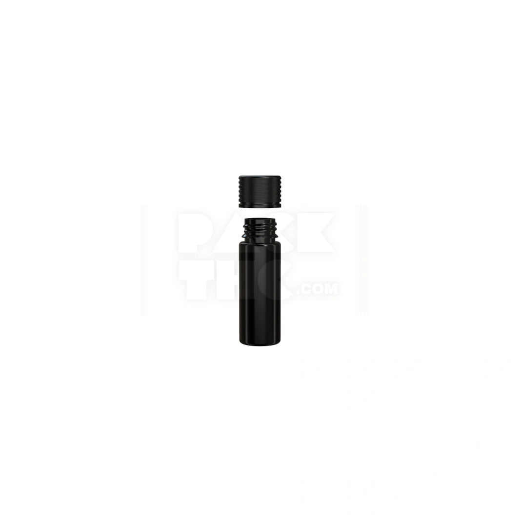 image 65MM SPIRAL CR TUBE WITH INTEGRATED LINER & TAMPER EVIDENT BREAK-OFF BAND (OPAQUE BLACK TUBE WITH OPAQUE BLACK CLOSURE) - (400 count)