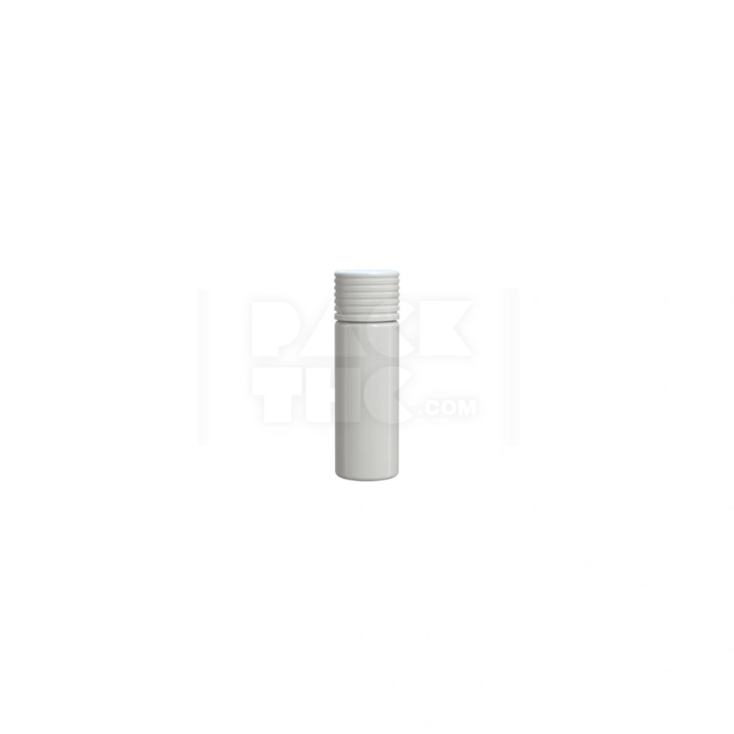 65MM SPIRAL CR TUBE WITH INTEGRATED LINER & TAMPER EVIDENT BREAK-OFF BAND (OPAQUE WHITE TUBE WITH OPAQUE WHITE CLOSURE) - (400 count)
