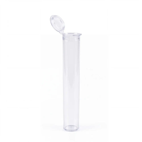 116mm CR Pre-Roll Pop-Top Tube - Clear - (1000 Count)