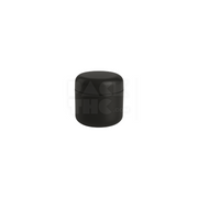 2oz dome jars black with black cap