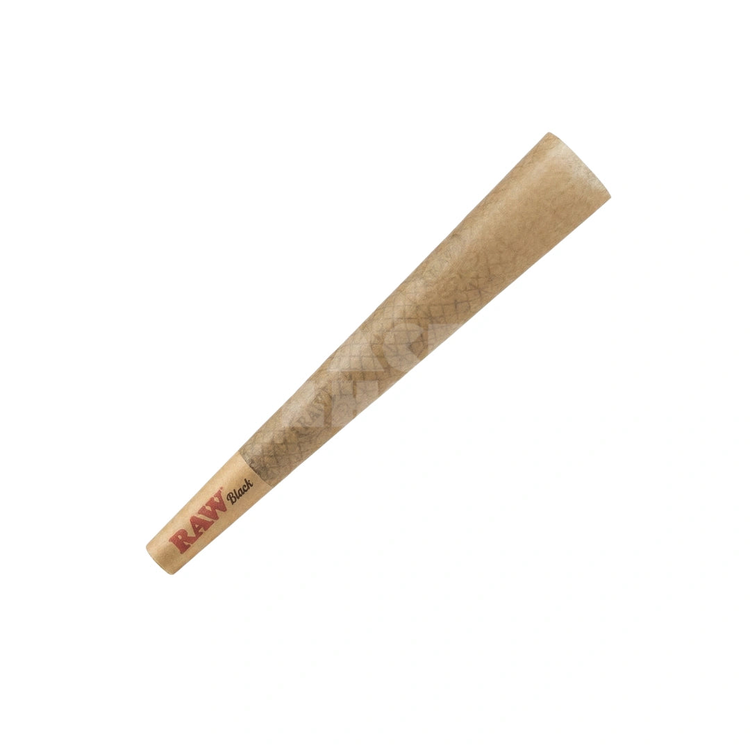 King Size Black RAW Classic Paper Cones | Pre-Rolled – Bulk Case (1400 Count)