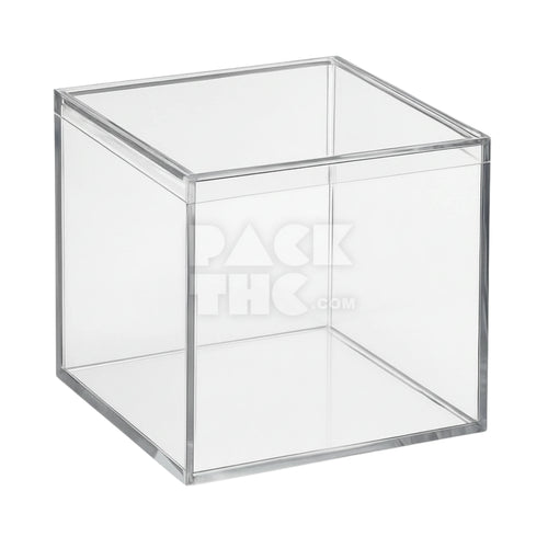 Square Acrylic Storage Box - 3 3/4 x 3 3/4 x 3 3/4 - (25 Count)