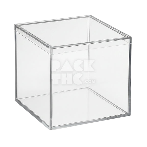 Square Acrylic Storage Box - 3 3/4 x 3 3/4 x 3 3/4 - (25 Count)