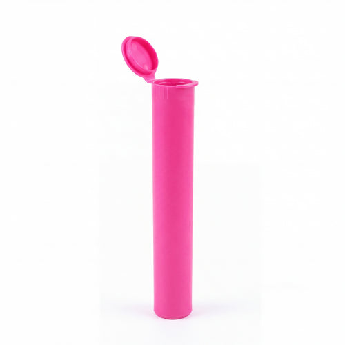 116mm CR Pre-Roll Pop-Top Tube - Pink - (1000 Count)