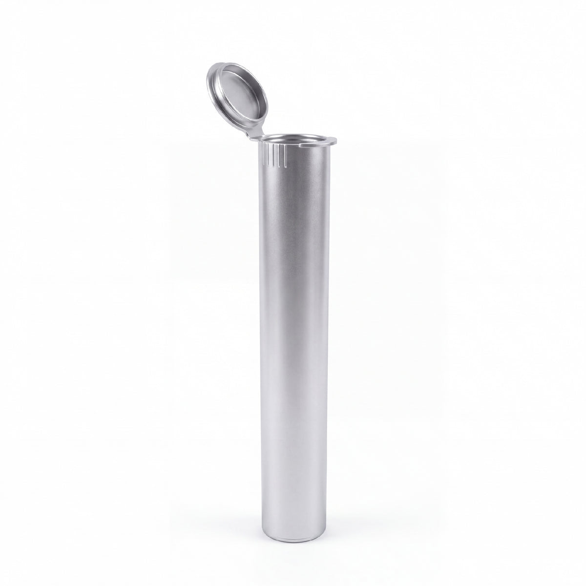 116mm CR Pre-Roll Pop-Top Tube - Silver - (1000 Count)