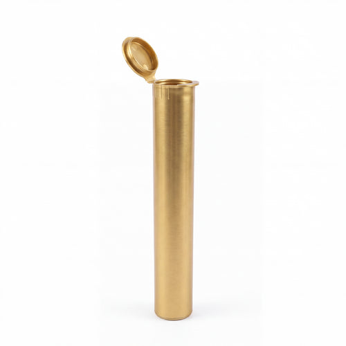 116mm CR Pre-Roll Pop-Top Tube - Gold - (1000 Count)