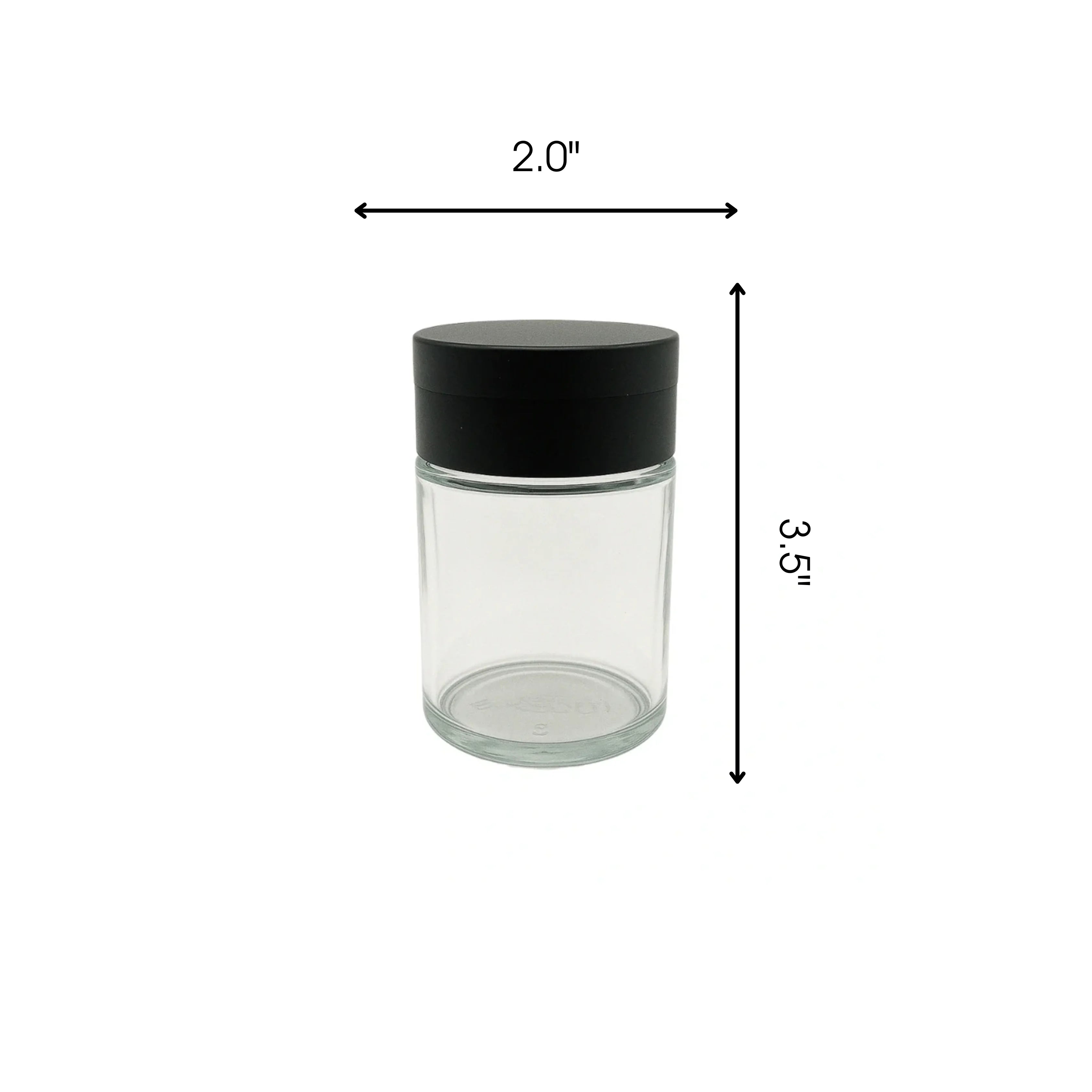 Spice Grinder With 4oz Storage Jar - Matte Black - (100)