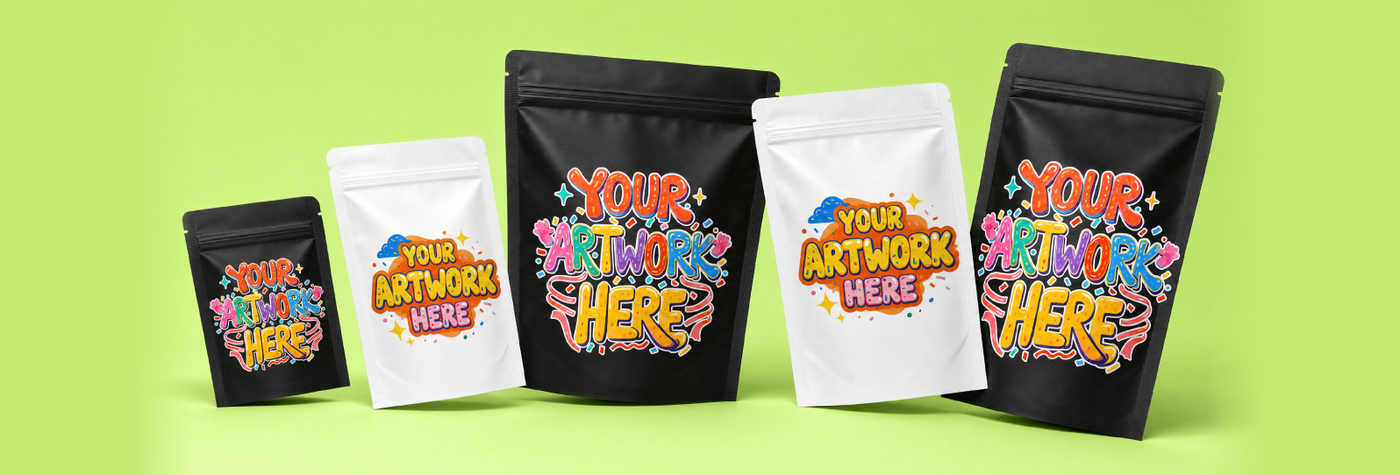 Custom Mylar Bag Sizes for Every Cannabis Product