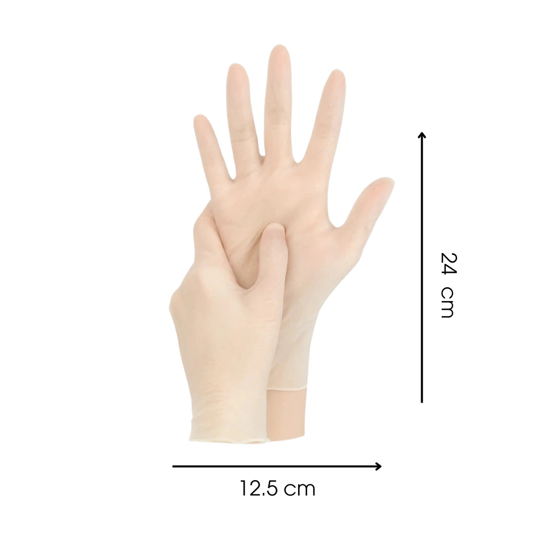Vinyl Gloves Powder Free - Extra Large - 100 Count