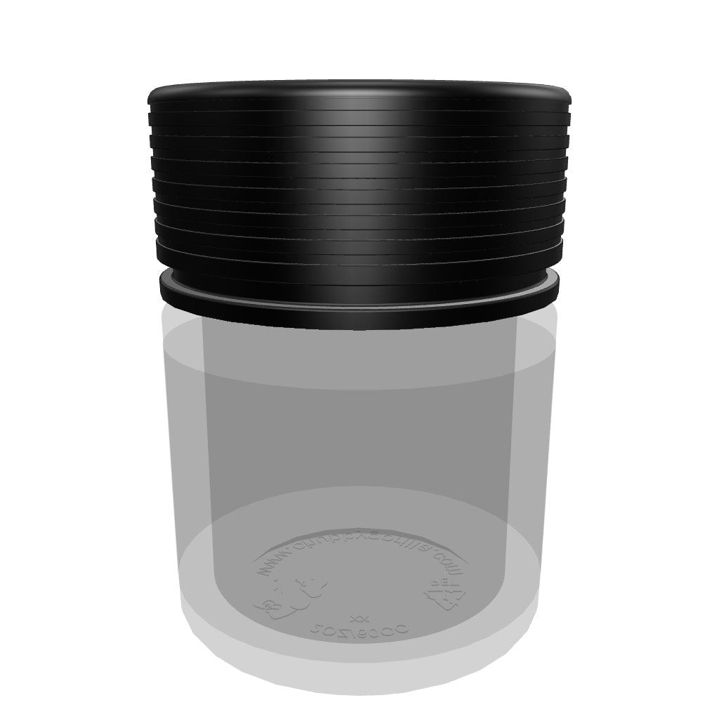 2oz (60cc) Spiral Thick-Wall CR Container - (150 Count)
