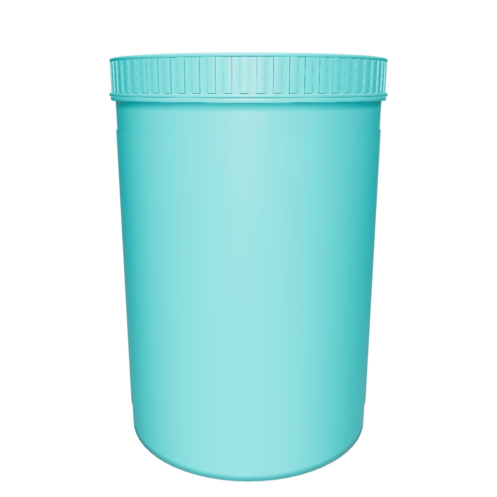 30 Dram 1/4oz Aqua Blue Pop Top Vial - (160 Count)