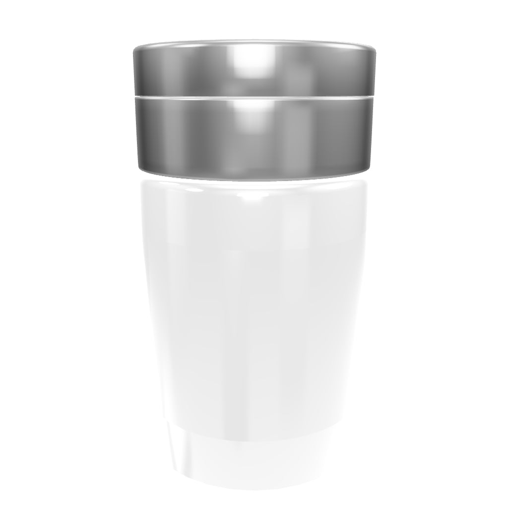 Spice Grinder With 4oz Storage Jar - Metallic Silver - (100)