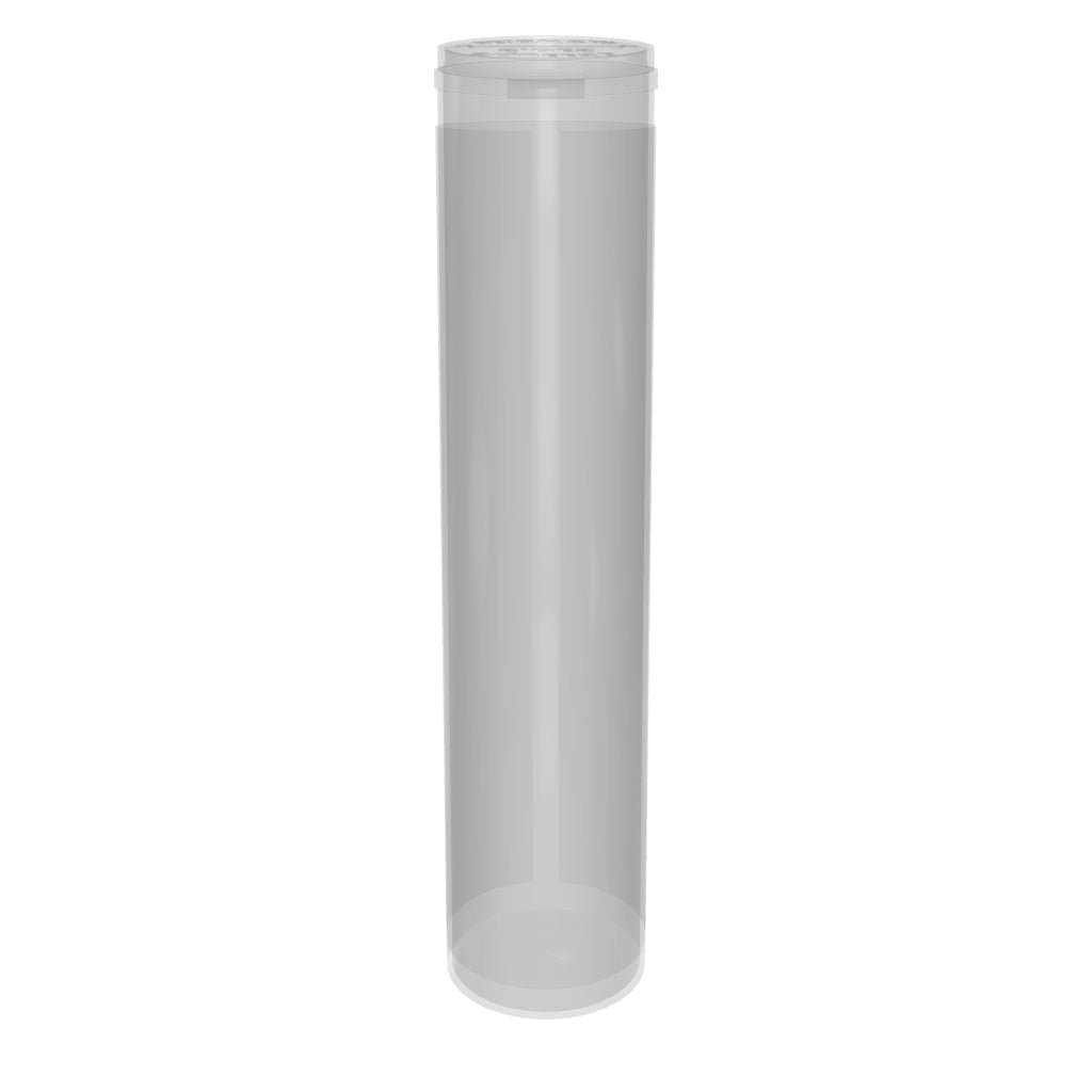 78mm CR Preroll Pop Top Tube - Clear - (1000 Count)