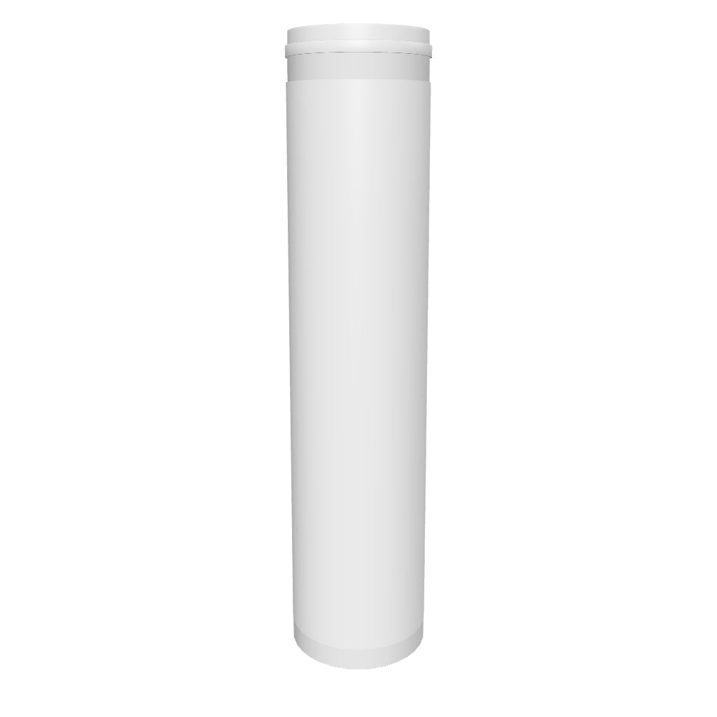 78mm CR Preroll Pop Top Tube - White - (1000 Count)