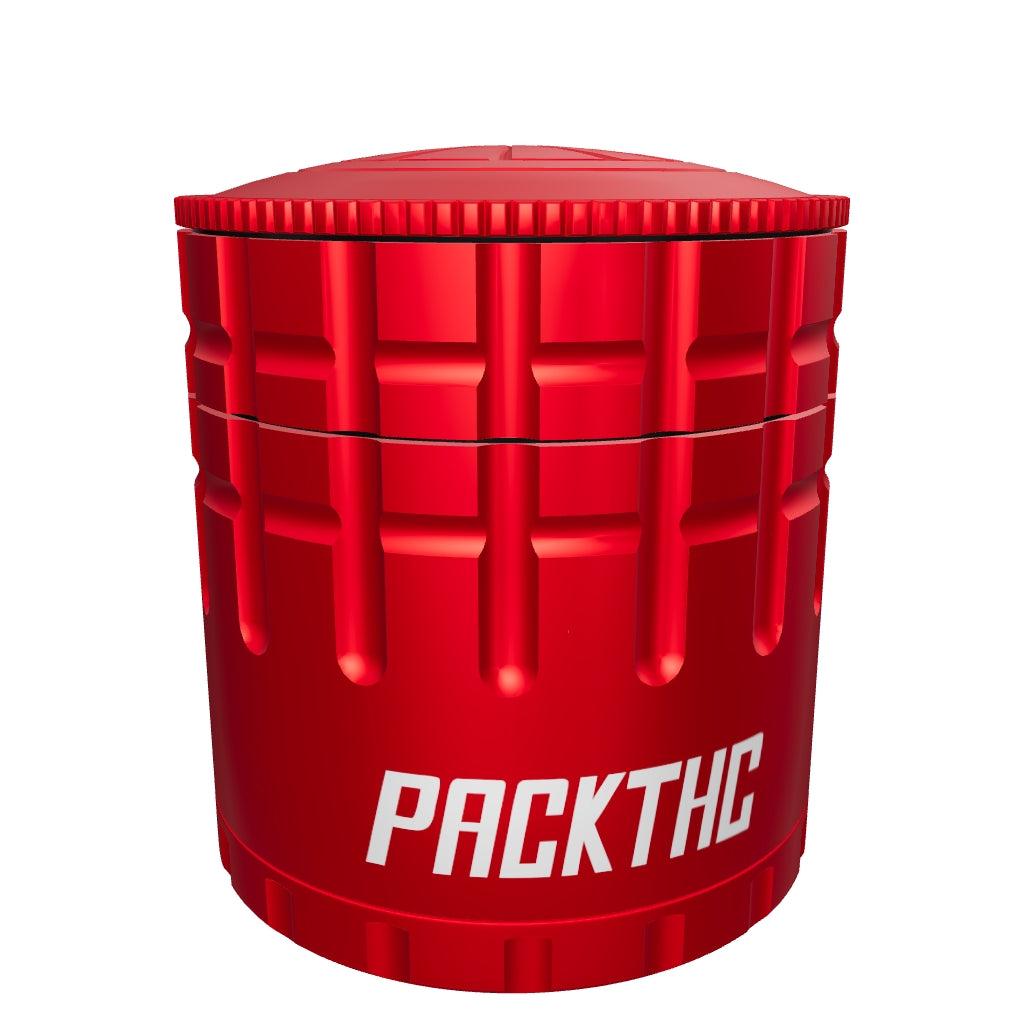 Titan Toothless Weed Grinder 63mm Red | Bulk Herb Grinder | PackTHC