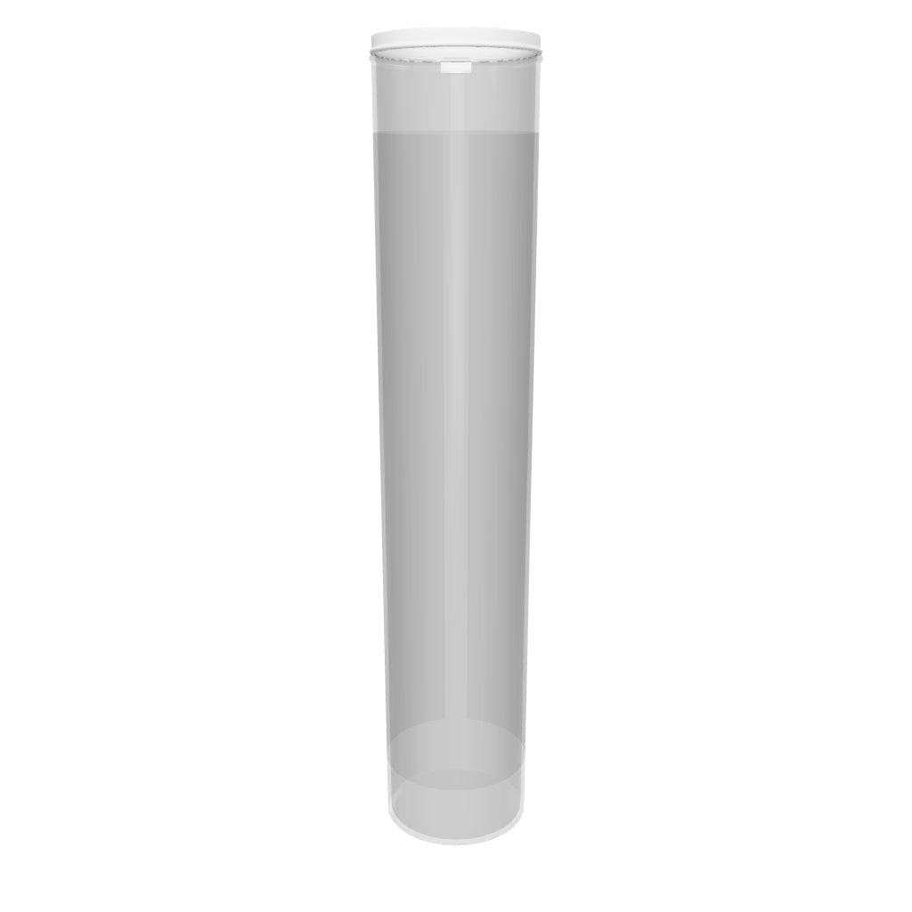 98mm CR Preroll Pop Top Tube - Clear - (1000 Count)