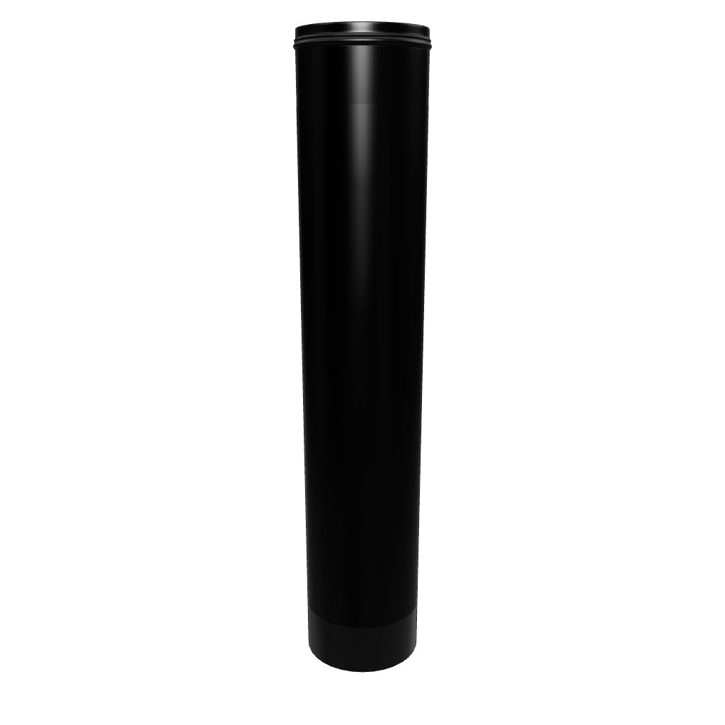 98mm CR Preroll Pop Top Tube - Black - (1000 Count)