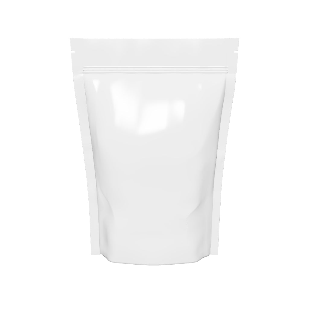 3.5 Grams White Mylar Bag - 1/8oz - Smell Proof bag