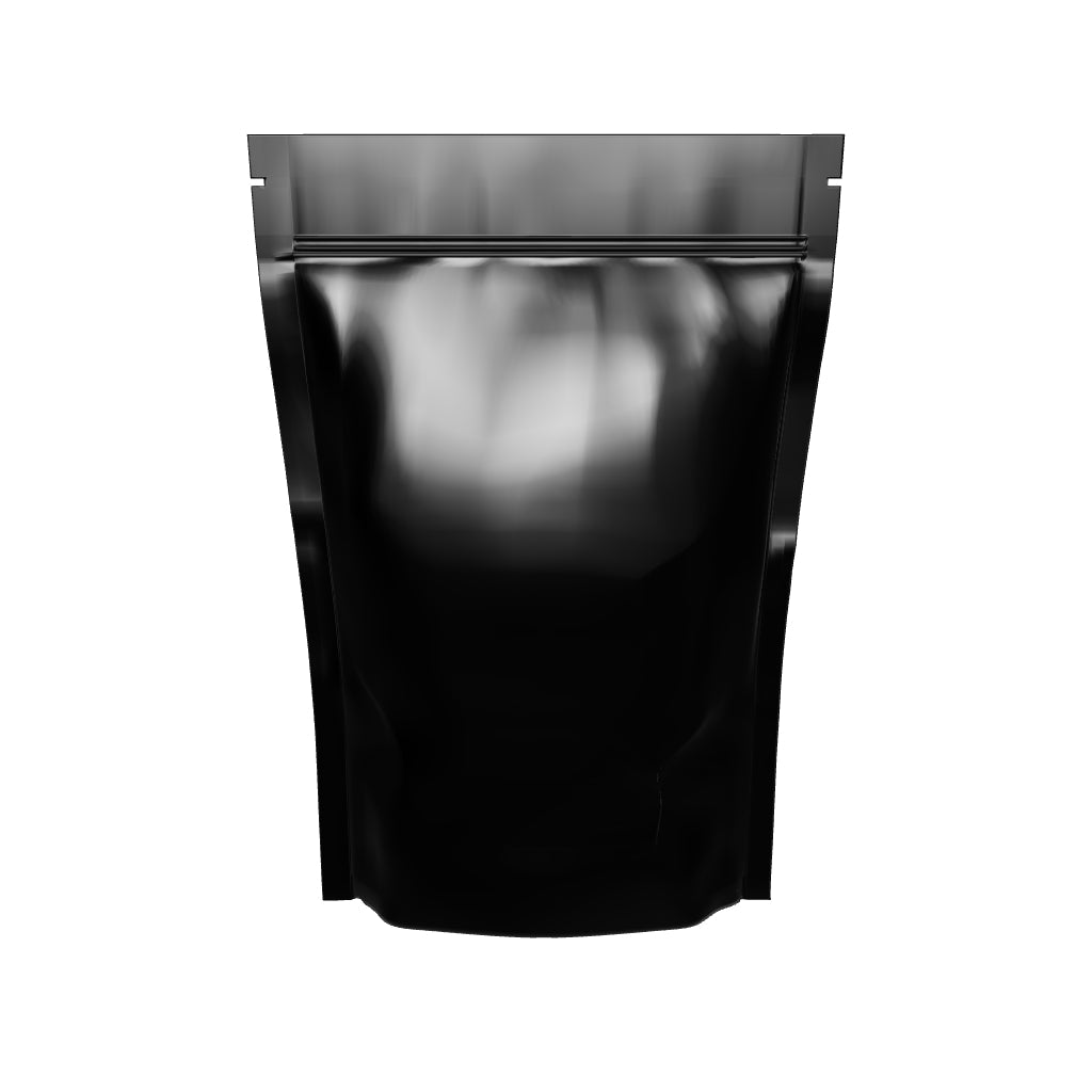 3.5 Grams Black Mylar Bag - 1/8oz - Smell Proof bag